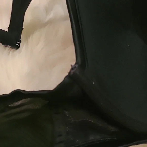 Torrid Black Fishnet Push-Up Plunge Bra 46C - Picture 6 of 7